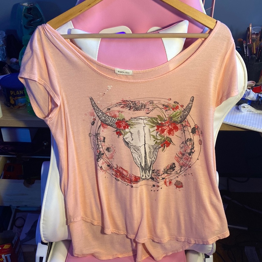 Pink crop top